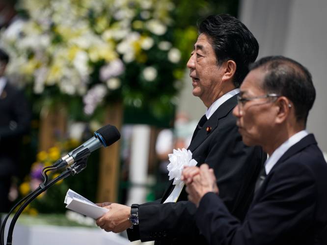 Zelfde speech voor herdenkingen Hiroshima en Nagasaki: Japanse premier onder vuur