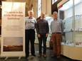 Theo Segers, Jordi Bruggeman en Geert Segers tonen de nieuwe expo in de kerk van Wintam