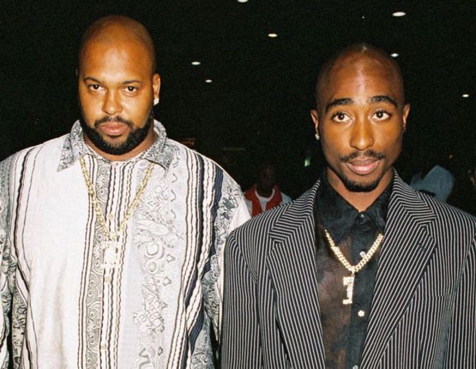 Tupac en Suge Knight.