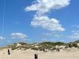 Het strand van Oranjezon bij Vrouwenpolder.