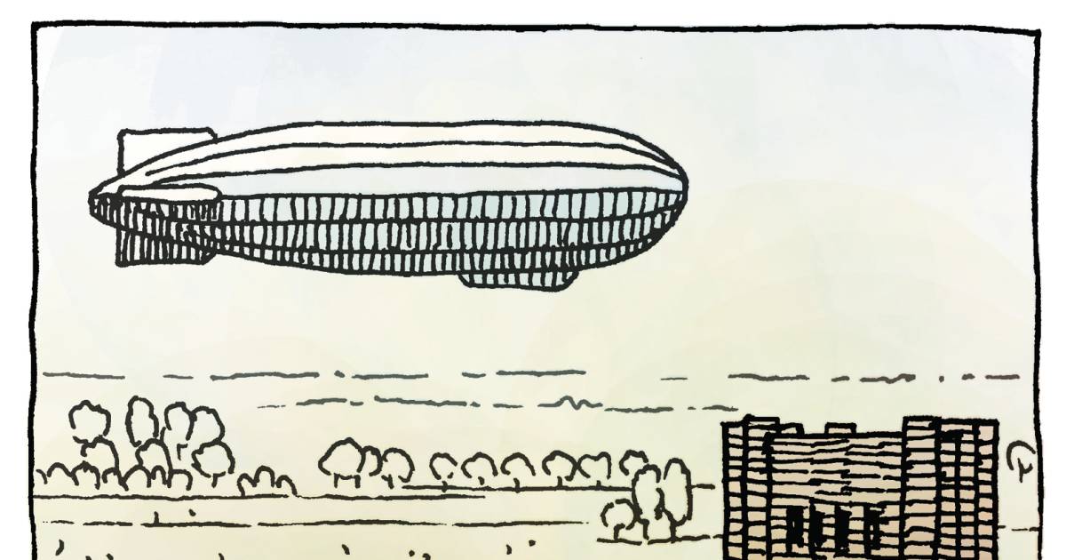 Niels (61) bedacht een zeppelin boven Utrecht en toen bleek dat die ...