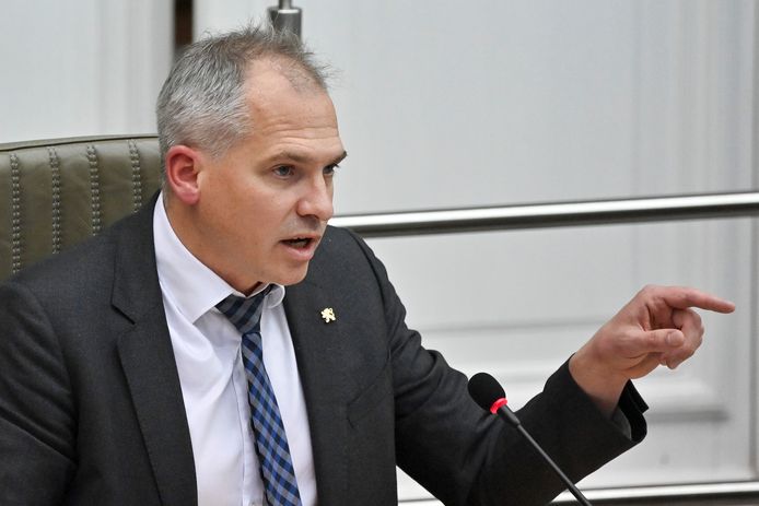 Minister van Begroting Matthias Diependaele (N-VA)