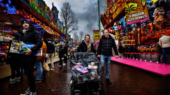 Voor het eerst weer voorjaarskermis, maar het weer zit tegen: ‘Die 100.000 bezoekers gaan we zo niet halen’