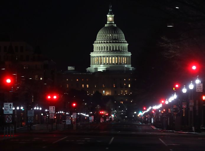 Het Congresgebouw in Washington DC.