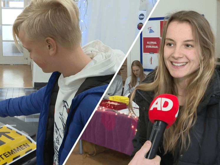 Hier maken stemmende scholieren zich druk om