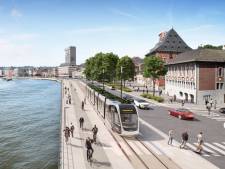 Plus d'un mois de travaux pour le tram place des Déportés et quai Saint-Léonard