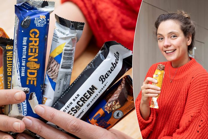 Is zo’n proteïnebar zo gezond als we denken? Diëtiste Sanne Mouha bekijkt 6 bekende merken: “Deze heeft evenveel calorieën als een Twix.”