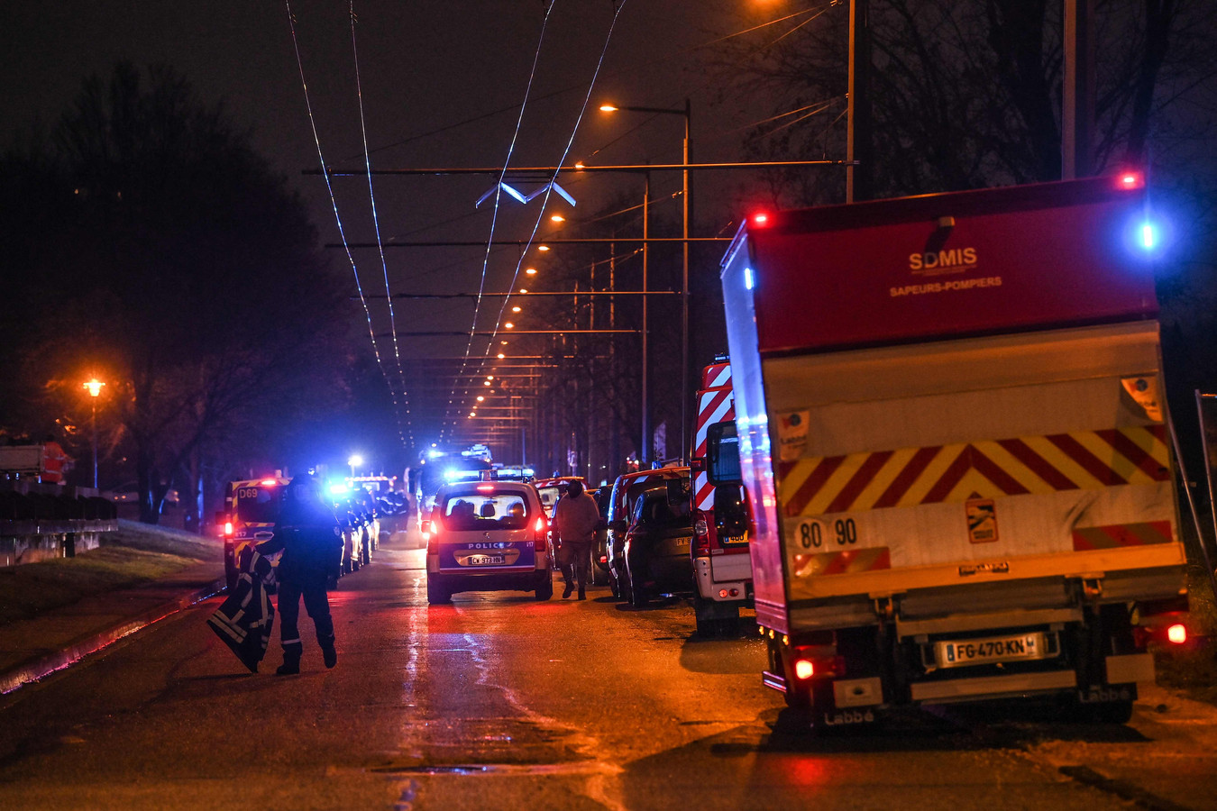 Un important dispositif de gendarmerie a été déployé sur le terrain.