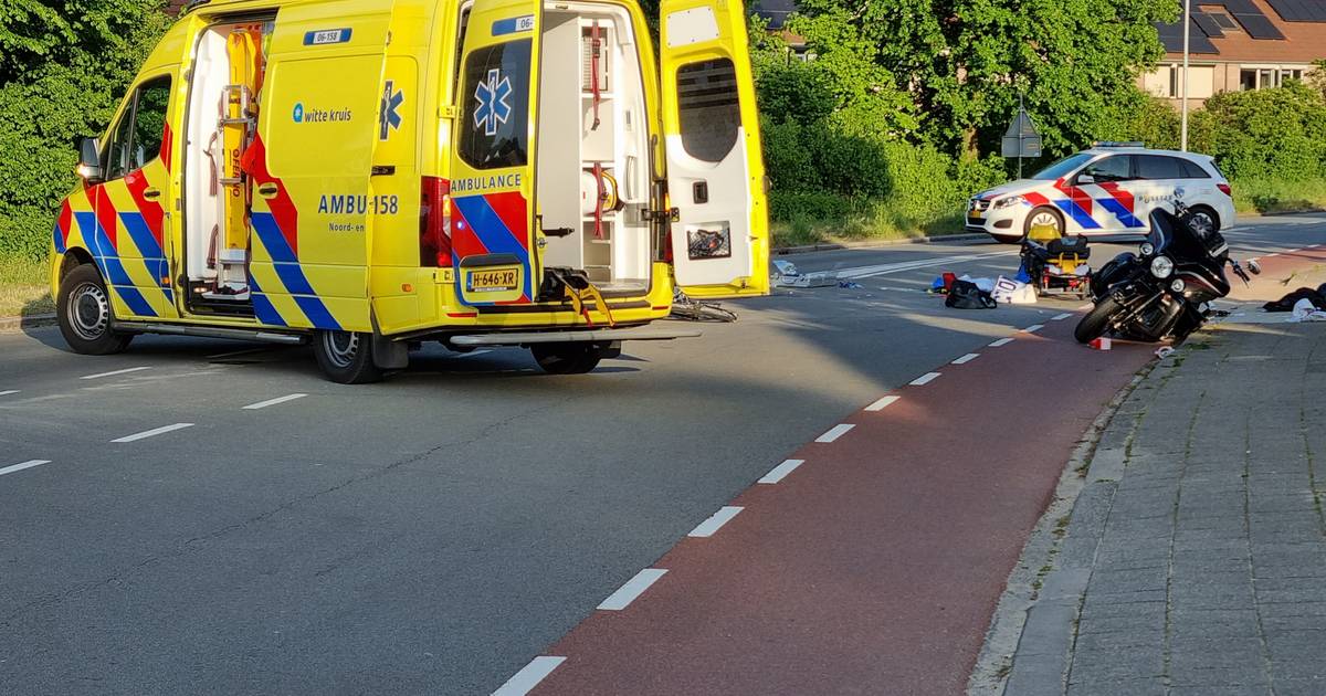 Traumahelikopter ingezet bij zwaar verkeersongeval in Winterswijk, drie gewonden.