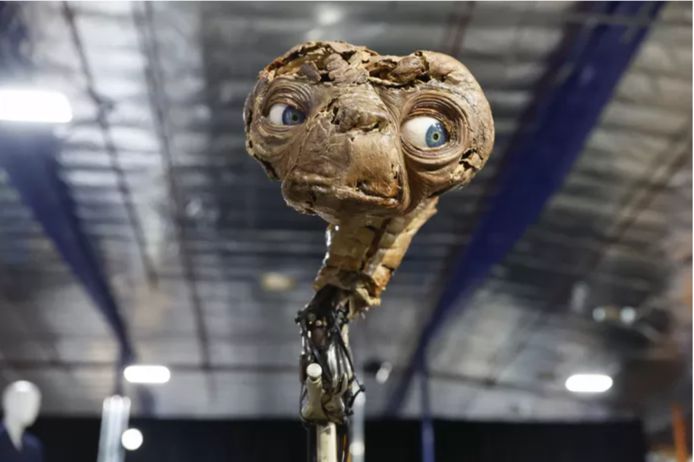 Het mechanische hoofd van E.T
