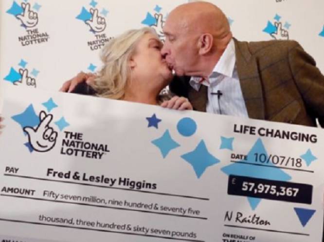 Fred en Lesley winnen 65 miljoen met EuroMillions, kassier verscheurt echter per ongeluk hun biljet