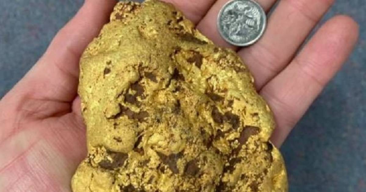 mag je goud zoeken in australië goud schoudertasje