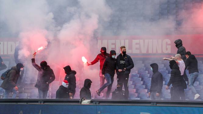 Feyenoord zit klem tussen gemeente en de harde kern, niemand weet hoe het verder moet