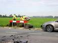 Motorrijder met spoed naar ziekenhuis na ongeluk, ook traumahelikopter opgeroepen 