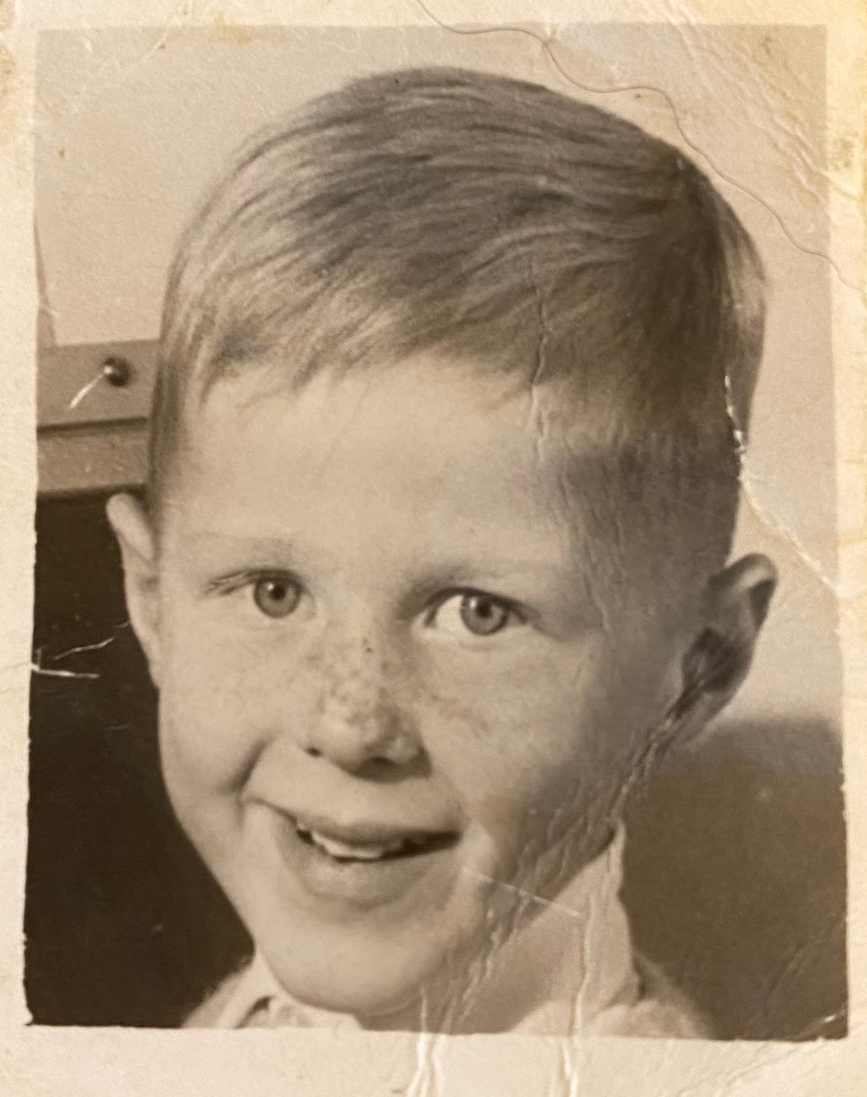 Kees Veldboer als jong jongetje. Beeld 