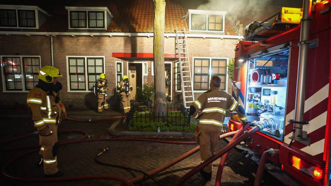 Brand in een rijtjeshuis in Arnhem, huis is onbewoonbaar