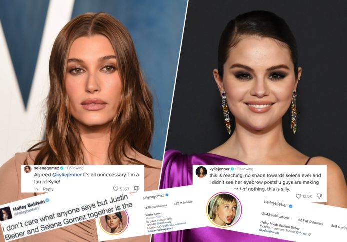 On vous explique la querelle entre Selena Gomez et Hailey Bieber qui  enflamme les réseaux sociaux | People | 7sur7.be