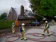 Brand in een schuur bij restaurant De Mof in Leusden