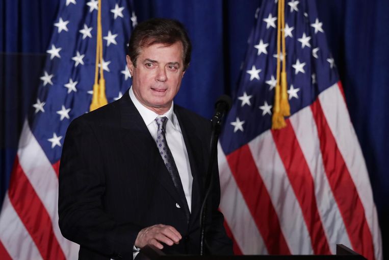 Trumps voormalige campagneleider Paul Manafort. Beeld afp