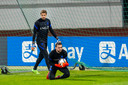 Joël Drommel en Tim Krul in actie bij Oranje. Drommel krijgt bij Oranje meer dan voorheen te maken met een keur aan meningen. 


during the Training and press conference Netherlands in Riga before the match Latvia - Netherlands