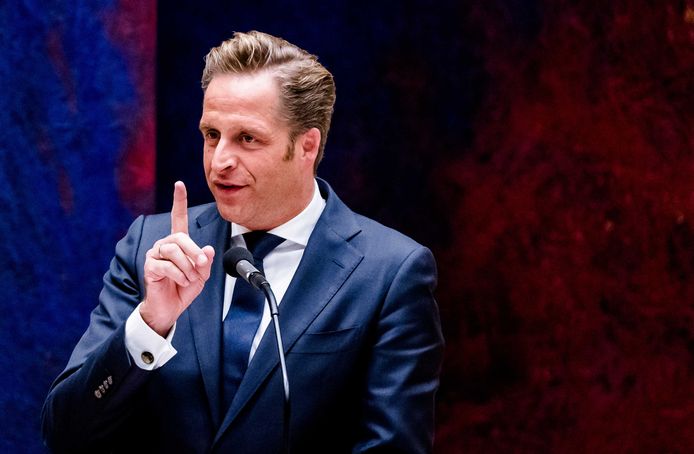 Minister Hugo de Jonge van Volksgezondheid, Welzijn en Sport.