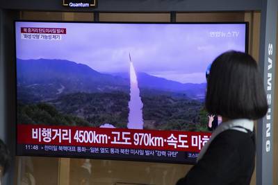VS en Zuid-Korea houden testbombardementen nadat Noord-Koreaanse ballistische raket over Japans grondgebied vliegt
