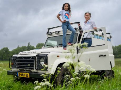 Marjon en dochtertje Ella met een elektrische auto negen maanden door Oost-Afrika, met een reden