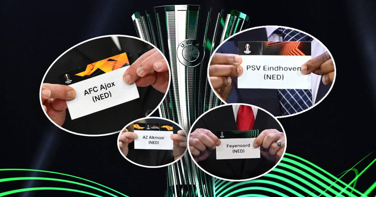 Sorteggio Europa League e Conference League |  Questi club possono colpire Ajax, PSV, Feyenoord e AZ |  Calcio europeo
