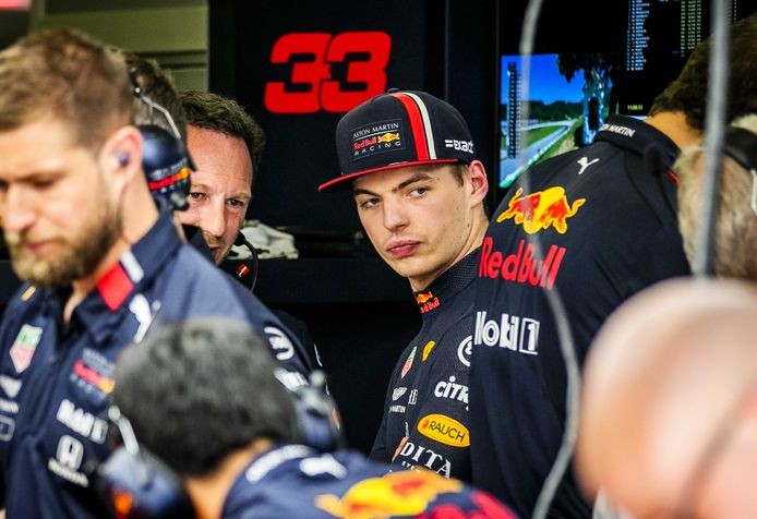 2019-06-28 10:07:23 SPIELBERG - Max Verstappen van Red Bull Racing tijdens de eerste training van F1 Grand Prix van Oostenrijk. ANP REMKO DE WAAL