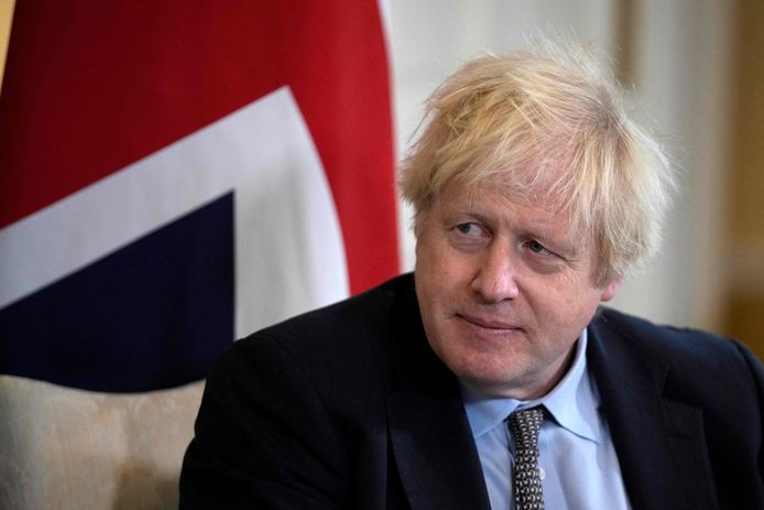 De Britse premier Boris Johnson