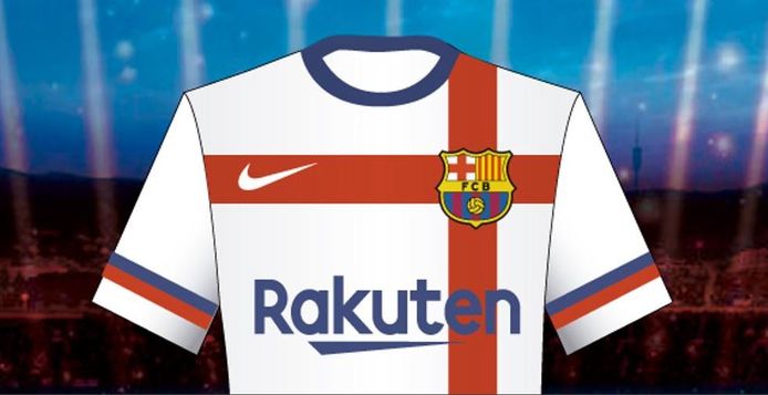 Op het randje Weinig Ontevreden Het shirt van FC Barcelona dat (om logische reden) nooit het levenslicht  zal zien | Primera Division | hln.be