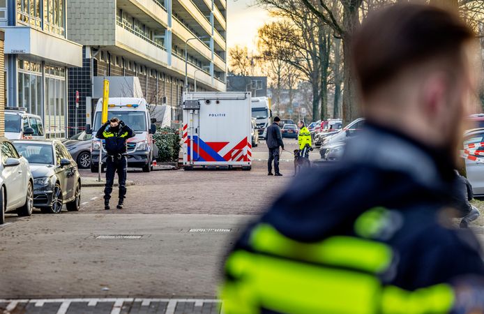 Politieonderzoek in Amstelveen op 22 december 2021.