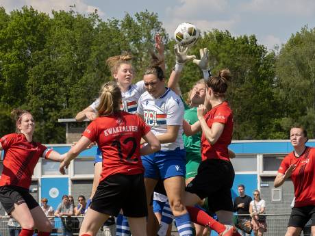 FC Eindhoven Vrouwen houdt aan verre reis een punt over; seizoen nu definitief voorbij voor kampioen  