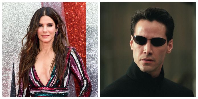 Sandra Bullock/Keanu Reeves als Neo in 'The Matrix'