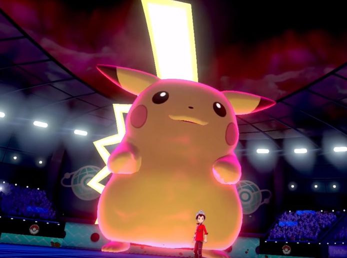 Een 'Gigantamax' Pikachu, een nieuwe toevoeging aan Pokémon.