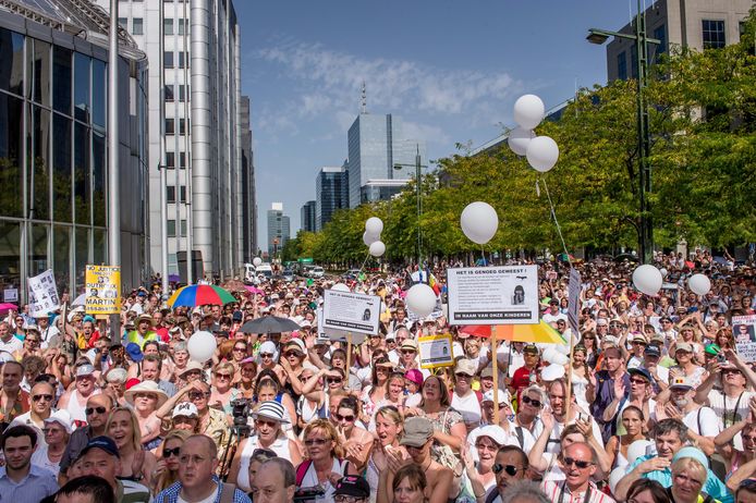 In 2012 werd de Witte Mars overgedaan, weliswaar in kleinere vorm. Toen kwamen 2.000 mensen op straat om tegen de vervroegde vrijlating van Michelle Martin te protesteren.