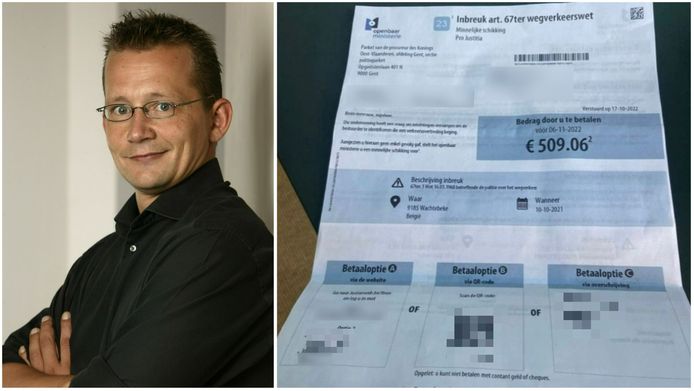 Na het betalen van de boete diende Bart Van Doorne nogmaals 500 op te hoesten.