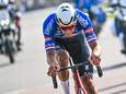 Mathieu van der Poel in Parijs-Roubaix.