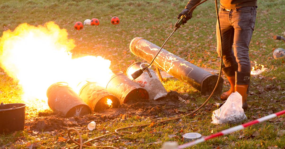 Ook in Hapert ongeval met carbid, man zwaargewond.