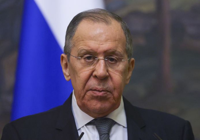 Russisch buitenlandminister Sergei Lavrov.