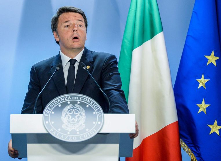 Matteo Renzi. Beeld epa