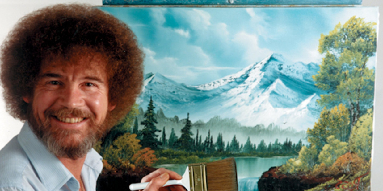 Bob Ross, Vice TV, Painting with Bob Ross Beeld rv