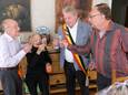burgemeester van Grimbergen Chris Selleslagh
vlnr: Louis, Anna, Chris en Patrick