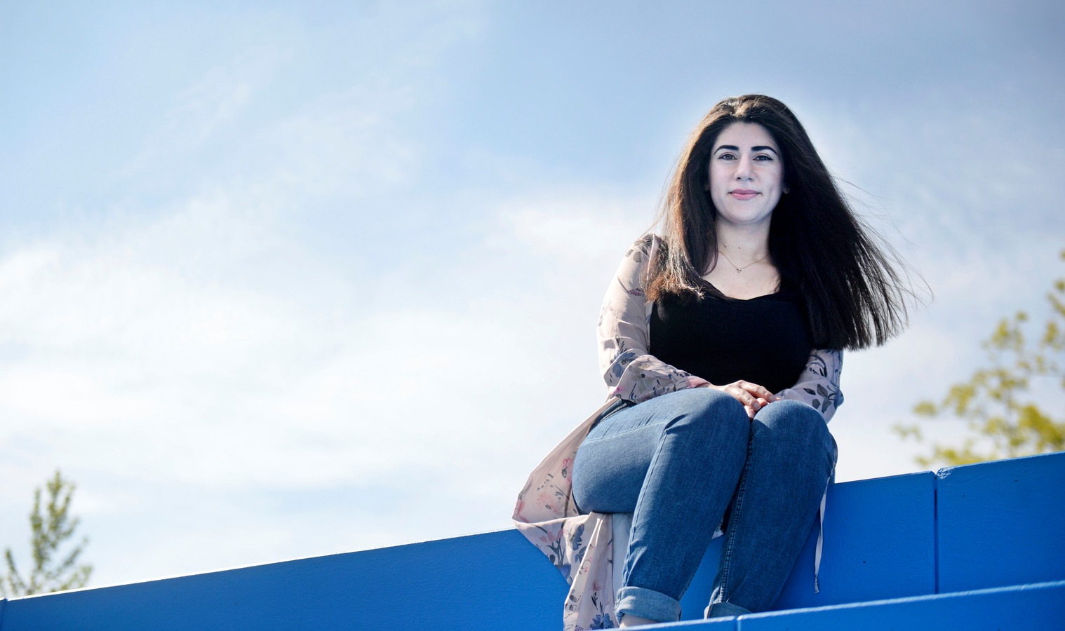 Sefora Tunç, Industrial Design Engineering: „Mensen durven vaak geen hulp te vragen, maar willen wel hulp geven. Dat kan met licht”.