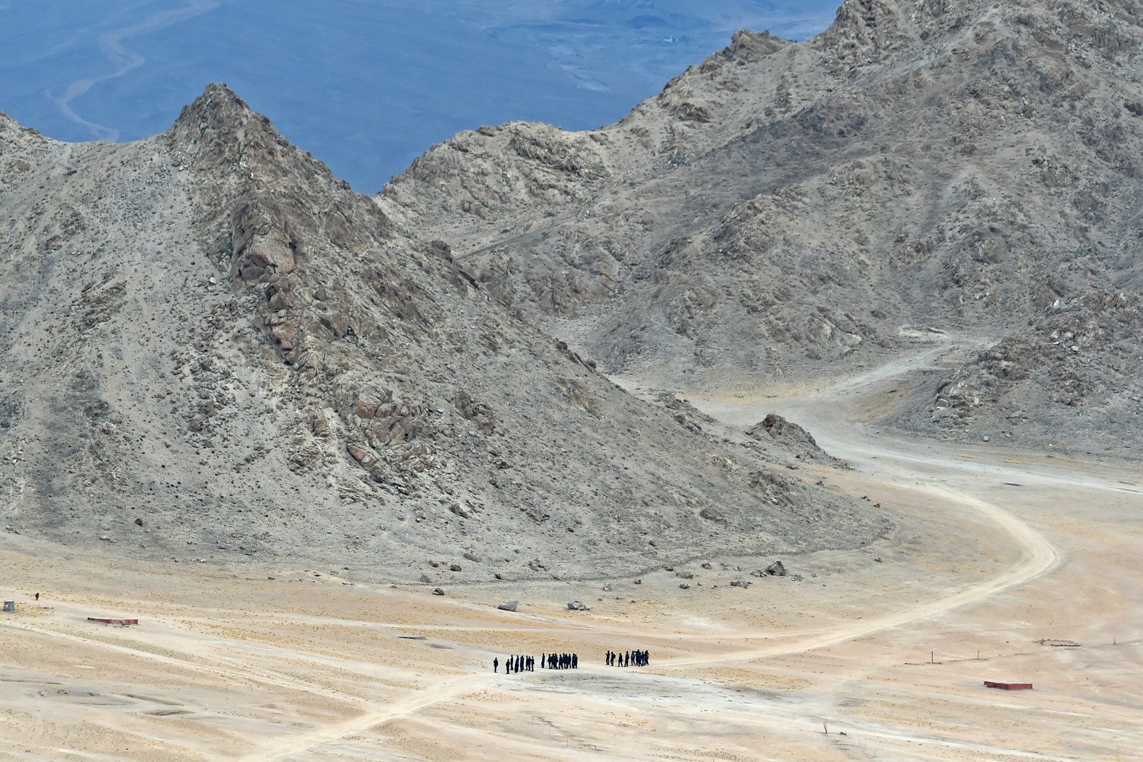 Indiase soldaten verzamelen zich in Ladakh. Beeld Hollandse Hoogte / AFP