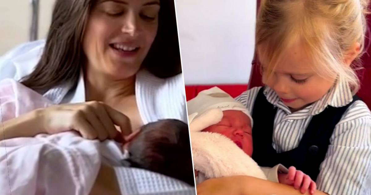 La fille d’Astrid Coppens rencontre sa sœur nouveau-née pour la première fois et cela se traduit par cette jolie vidéo |  VB
