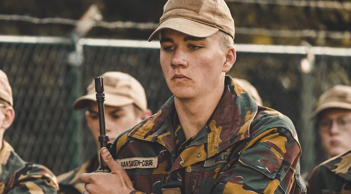 Gabriël op de Koninklijke Militaire School: 'leerling-officier Van Saksen-Coburg'.