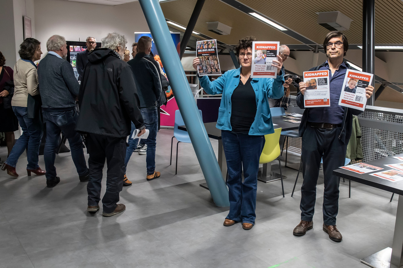 Joodse protestactie tijdens herdenking Kristallnacht in Breda ‘Dit is niet wat we beogen