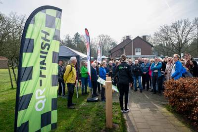 Soerendonk introduceert trimmen nieuwe stijl: QR-codes leiden moderne sporter door parcours