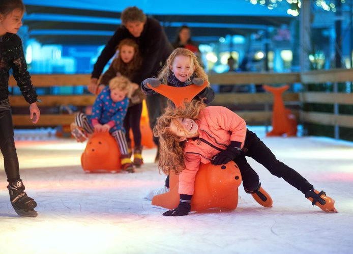 Schaatspret op Winterland Oss.